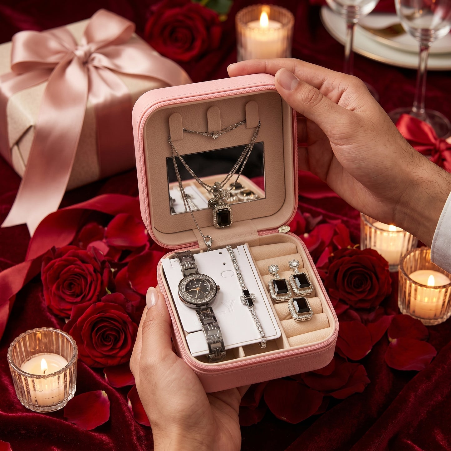 Mini Portable Jewellery Box